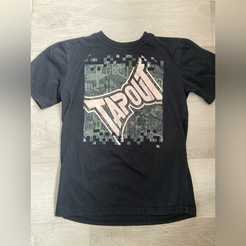 Tapout Black Kids T-Shirt